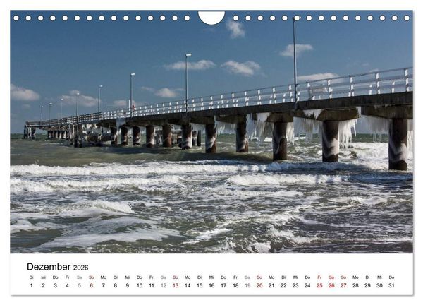 Produktbild: Ostseeheilbad Travem&uuml;nde - L&uuml;becks sch&ouml;nste Tochter (Wandkalender 2026 DIN A4 quer), CALVENDO Monatskalender
