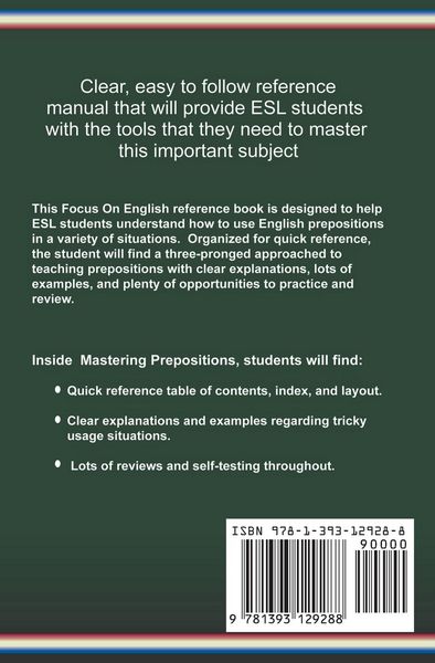 Produktbild: Beyond Prepositions for ESL Learners - Mastering English Prepositions for Fluency