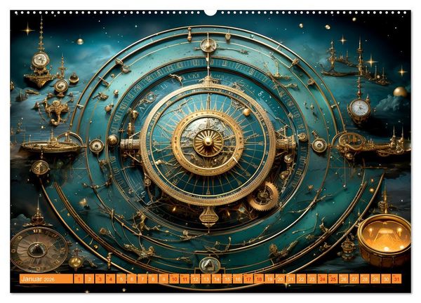 Produktbild: Antike Wegweiser (Wandkalender 2026 DIN A2 quer), CALVENDO Monatskalender