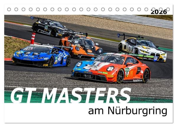 GT Masters am Nürburgring (Tischkalender 2026 DIN A5 quer), CALVENDO Monatskalender