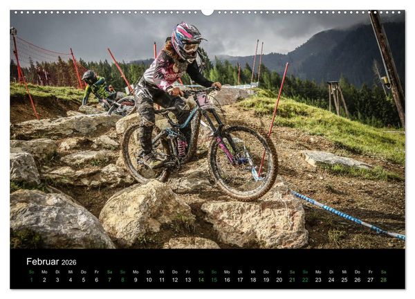 Produktbild: Downhill Racing 2026 (Wandkalender 2026 DIN A2 quer), CALVENDO Monatskalender