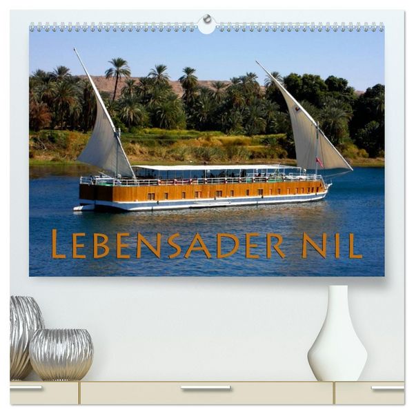 Produktbild: Lebensader Nil (hochwertiger Premium Wandkalender 2026 DIN A2 quer), Kunstdruck in Hochglanz