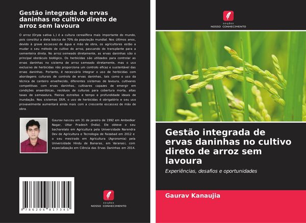 Produktbild: Gest&atilde;o integrada de ervas daninhas no cultivo direto de arroz sem lavoura