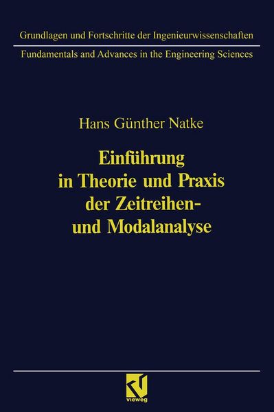 Produktbild: Einf&uuml;hrung in Theorie und Praxis der Zeitreihenanalyse und Modalanalyse