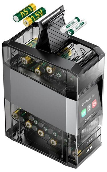 Produktbild: OLight Ostation 2 Pro-EU (OS) Rundzellen-Ladeger&auml;t LiIon, NiMH Mignon (AA), Micro (AAA)