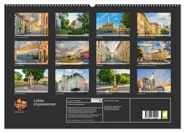 Produktbild: L&ouml;bau Impressionen (hochwertiger Premium Wandkalender 2026 DIN A2 quer), Kunstdruck in Hochglanz