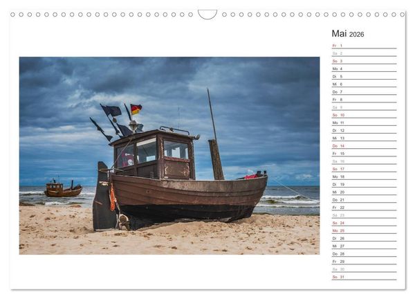 Produktbild: Zeit f&uuml;r Erholung - Insel Usedom / Geburtstagskalender (Wandkalender 2026 DIN A3 quer), CALVENDO Monatskalender