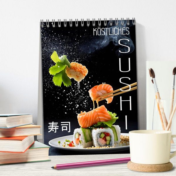 Produktbild: K&ouml;stliches Sushi (Tischkalender 2026 DIN A5 hoch), CALVENDO Monatskalender