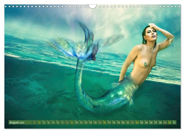 Produktbild: Meerjungfrauen - der Zauber lebt (Wandkalender 2026 DIN A3 quer), CALVENDO Monatskalender
