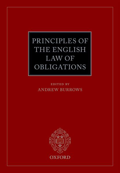 Produktbild: Principles of the English Law of Obligations
