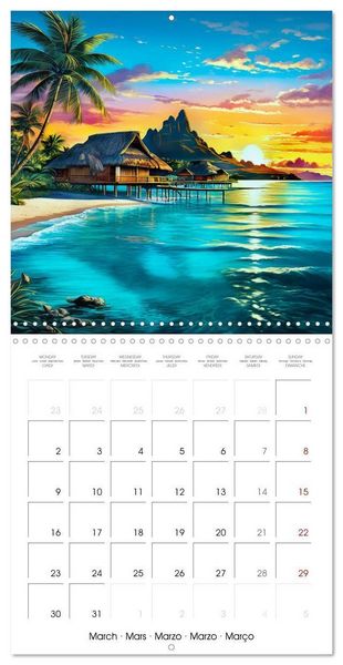 Produktbild: WORLD TRAVEL SCENIC DESTINATIONS (Wall Calendar 2026 12 &times; 12 Inch) CALVENDO 12 Month Wall Calendar