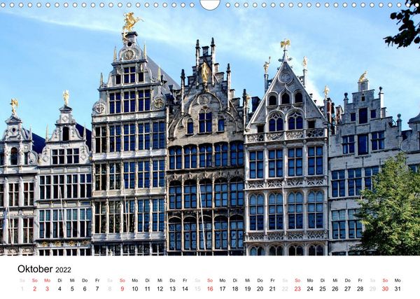 Produktbild: Antwerpen, die fl&auml;mische Hafenstadt (Wandkalender 2022 DIN A3 quer)