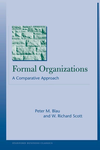 Produktbild: Formal Organizations