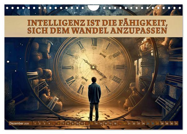 Produktbild: Im Flow der Zeit - im Hier und Jetzt (Wandkalender 2026 DIN A4 quer), CALVENDO Monatskalender