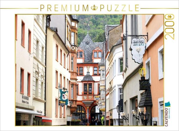 CALVENDO Puzzle Weg zum ehemaligen Rathaus in Bernkastel-Kues | 2000 Teile Lege-Größe 90x67cm Foto-Puzzle für glückliche Stunden