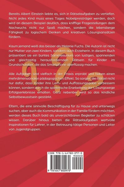 Produktbild: Das gro&szlig;e R&auml;tselbuch f&uuml;r clevere Kinder (ab 8 Jahre)