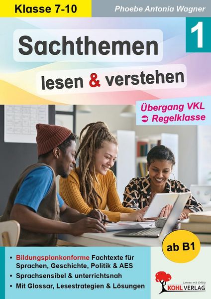 Produktbild: Sachthemen lesen und verstehen / Band 1: &Uuml;bergang VKL zur Regelklasse