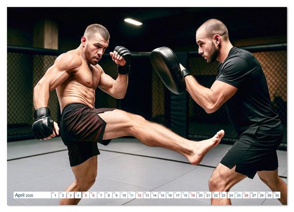 Produktbild: MMA Mixed Martial Arts (Wandkalender 2026 DIN A2 quer), CALVENDO Monatskalender