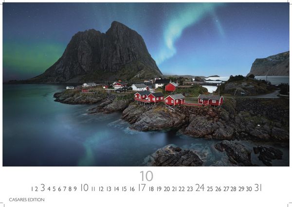 Produktbild: Polarlicht Kalender 2027 &ndash; Wandkalender | Fotokalender Naturkalender 35x50cm Grosses Format - Erleben Sie die Magie der Aurora Borealis &ndash; f&uuml;r Naturenthusiasten