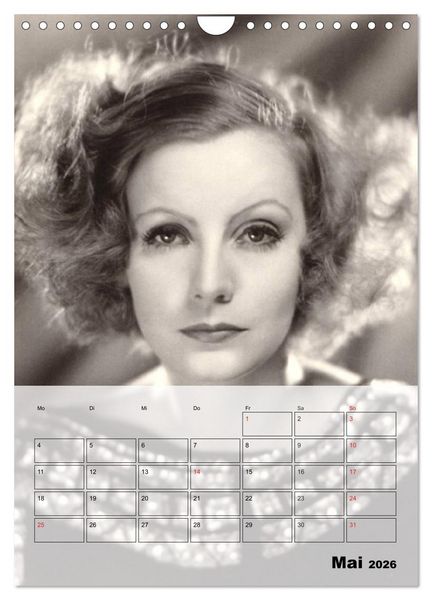 Produktbild: Filmstars der goldenen Leinwandjahre (Wandkalender 2026 DIN A4 hoch), CALVENDO Monatskalender