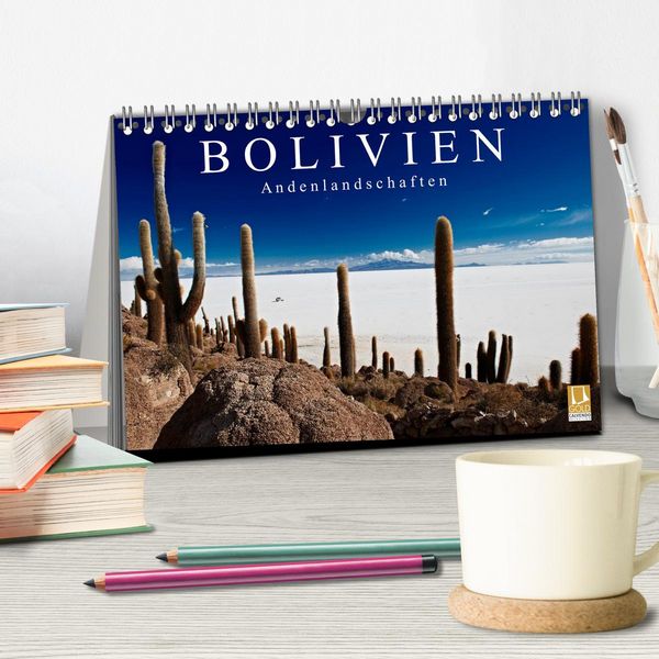 Produktbild: Bolivien Andenlandschaften (Tischkalender 2026 DIN A5 quer), CALVENDO Monatskalender
