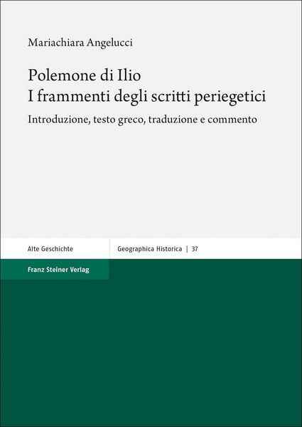 Produktbild: Polemone di Ilio. I frammenti degli scritti periegetici