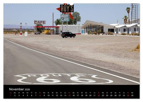 Produktbild: Route 66 im S&uuml;dwesten (hochwertiger Premium Wandkalender 2026 DIN A2 quer), Kunstdruck in Hochglanz