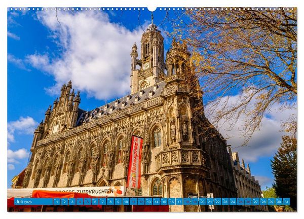 Produktbild: Ein Blick auf Middelburg in Zeeland (Wandkalender 2026 DIN A2 quer), CALVENDO Monatskalender