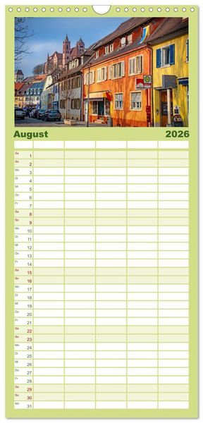 Produktbild: Familienplaner 2026 - Breisach - Stadt am Rhein mit Charme mit 5 Spalten (Wandkalender, 21 x 45 cm) CALVENDO