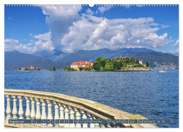 Produktbild: Lago Maggiore - Bezaubernde Orte am Westufer (hochwertiger Premium Wandkalender 2026 DIN A2 quer), Kunstdruck in Hochglanz
