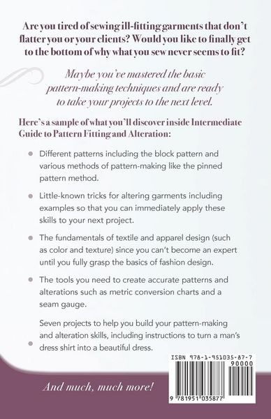 Produktbild: Intermediate Guide to Pattern Fitting and Alteration
