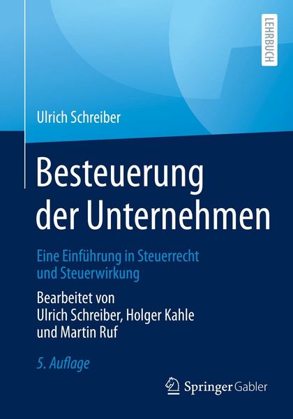 Produktbild: Besteuerung der Unternehmen