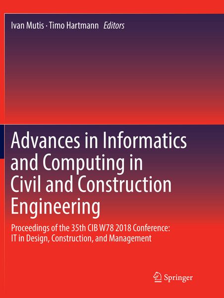 Produktbild: Advances in Informatics and Computing in Civil and Construction Engineering