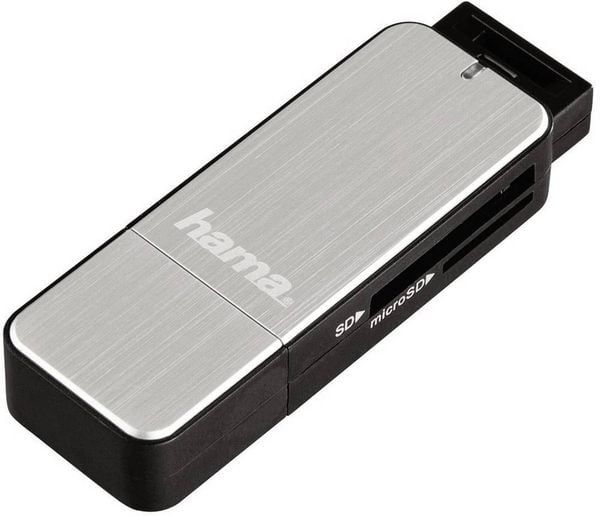 Produktbild: Hama - Kartenleser (MMC, SD, microSD, SDHC, microSDHC, SDXC, microSDXC)