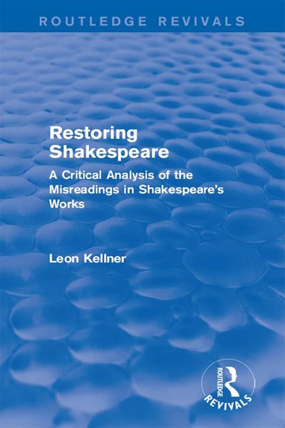 Produktbild: Restoring Shakespeare