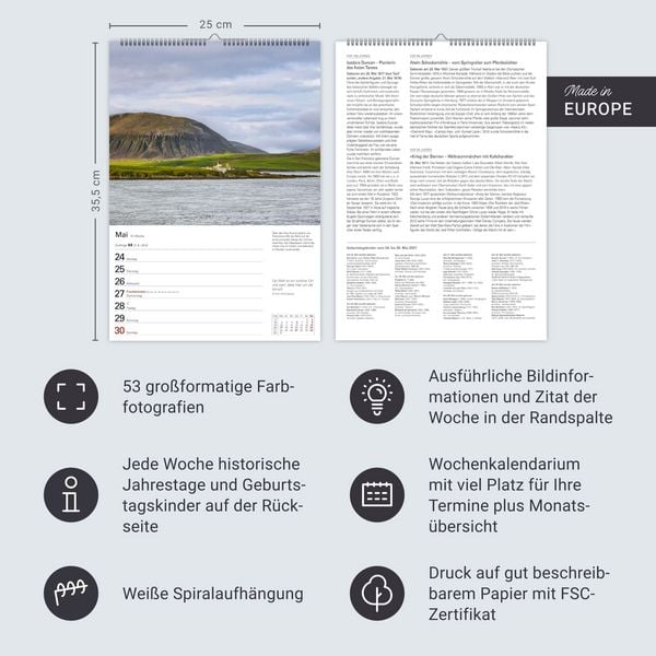 Produktbild: Schottland Wochenplaner 2027 - Eine Reise in 53 Bildern