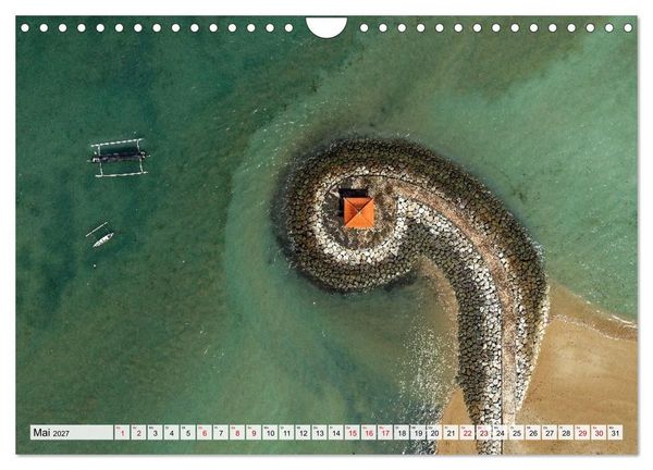 Produktbild: Indonesien von oben - spektakul&auml;re Landschaften aus der Vogelperspektive (Wandkalender 2027 DIN A4 quer), CALVENDO Monatskalender