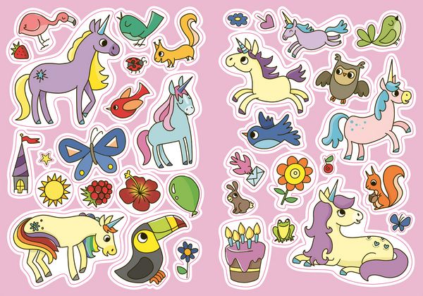 Produktbild: Mein Sticker-Malbuch. Einh&ouml;rner