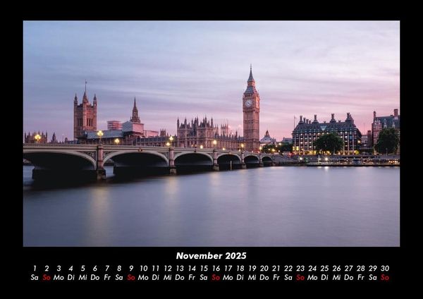 Produktbild: London 2025 Fotokalender DIN A3