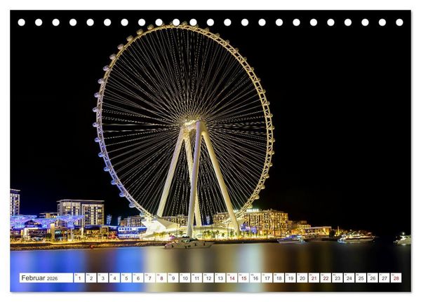 Produktbild: Dubai - Das achte Weltwunder (Tischkalender 2026 DIN A5 quer), CALVENDO Monatskalender