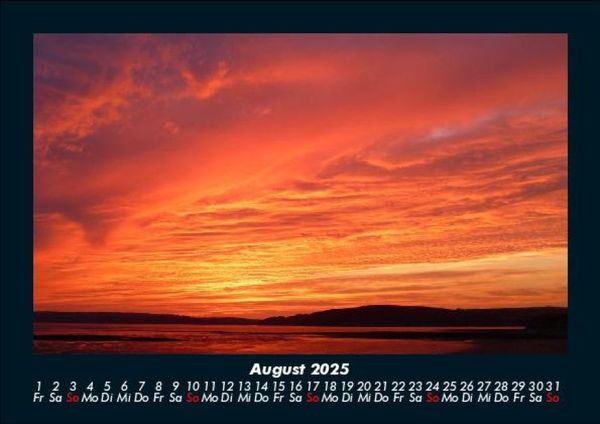 Produktbild: Sonnenuntergang 2025 Fotokalender DIN A5