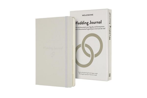 Produktbild: Moleskine Passion Journal Large/A5, Hochzeit, Hard Cover, Wei&szlig;