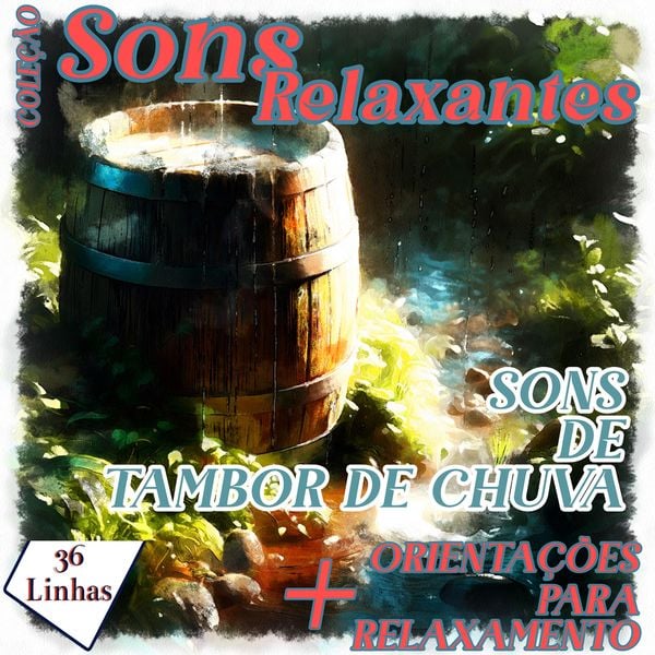 Produktbild: Cole&ccedil;&atilde;o Sons Relaxantes - sons de tambor de chuva