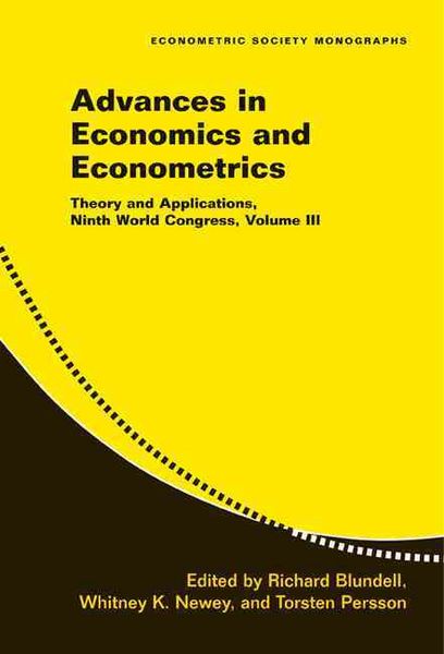 Produktbild: Advances in Economics and Econometrics