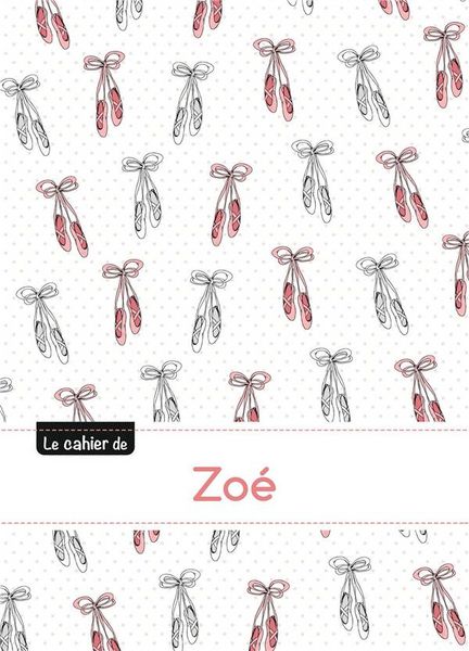 Produktbild: Cahier zoe seyes,96p,a5 ballerine