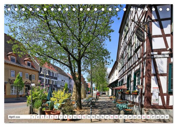 Produktbild: Gro&szlig; Umstadt vom Frankfurter Taxifahrer (Tischkalender 2026 DIN A5 quer), CALVENDO Monatskalender