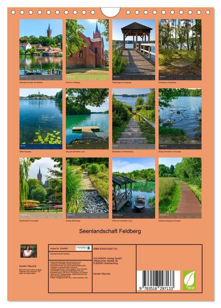 Produktbild: Seenlandschaft Feldberg (Wandkalender 2026 DIN A4 hoch), CALVENDO Monatskalender