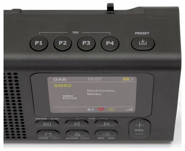 Produktbild: Dynavox DBT200 Taschenradio DAB+, FM Bluetooth&reg;, DAB+ Schwarz