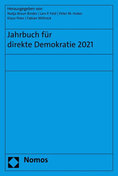 Produktbild: Jahrbuch f&uuml;r direkte Demokratie 2021