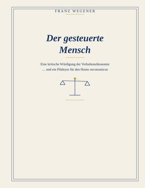 Produktbild: Der gesteuerte Mensch